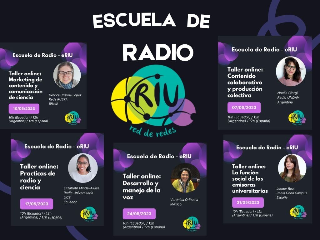 Arrancan las actividades de e-RIU – Escuela de Radio
